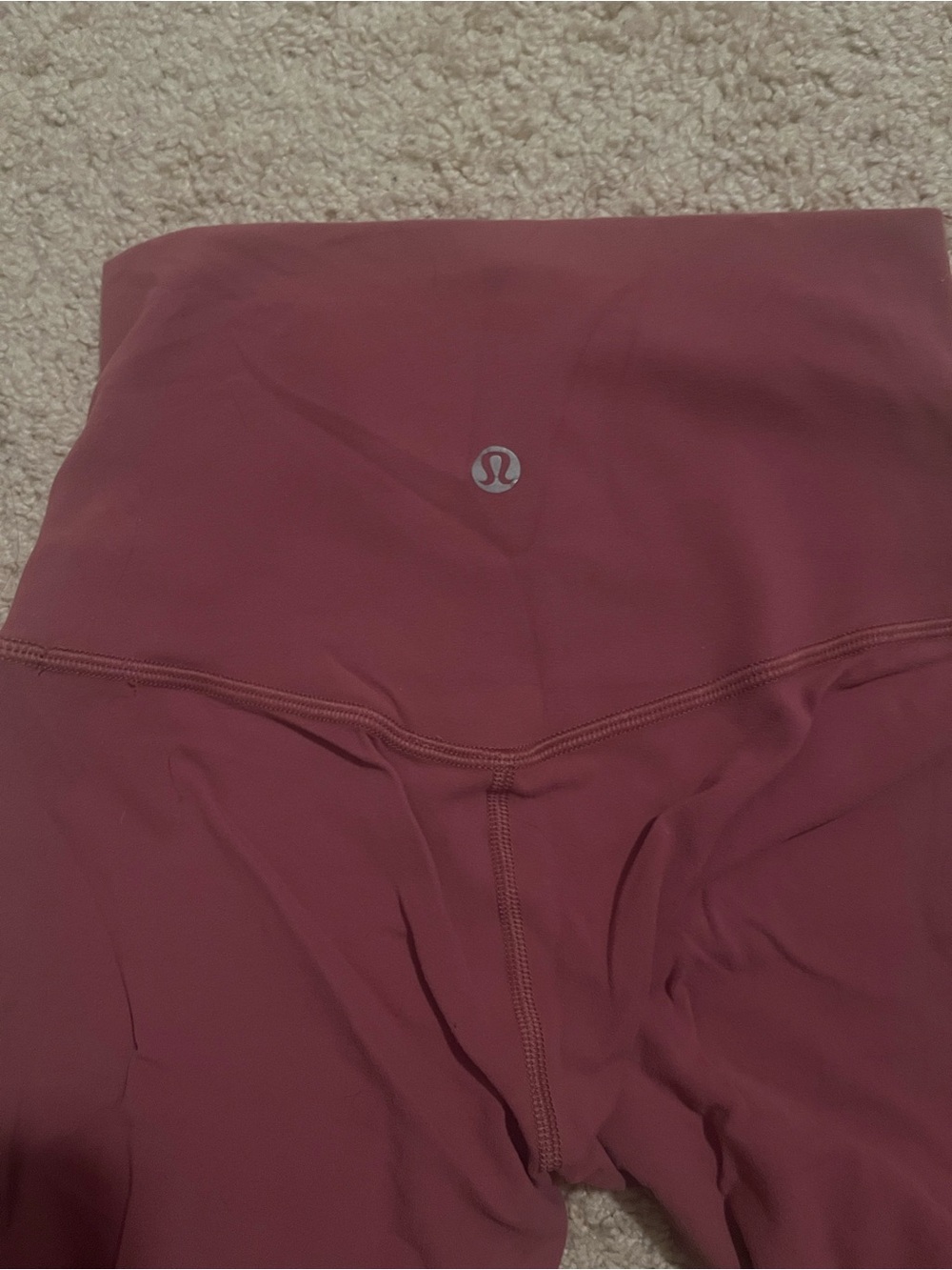 Lululemon High-Rise Align Leggings in So Merlot - Picture 4 of 5